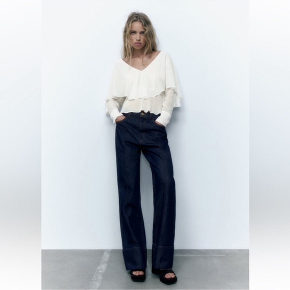 Zara Ruffled Blouse - Picture 3 of 9